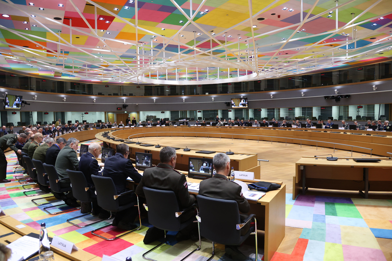 Jednání Vojenského výboru EU se uskutečnilo v Bruselu