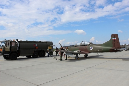 Na Ample Strike cvičí také logistici