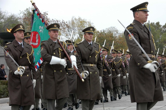 Závěrečný slavnostní pochode jednotek