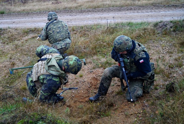 Likvidace výbušného prostředku na V4 EU BG Common Challenge 2015