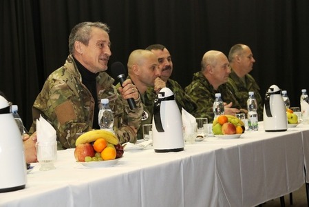 Beseda s táborskými vojáky a příslušníky Vojenské policie