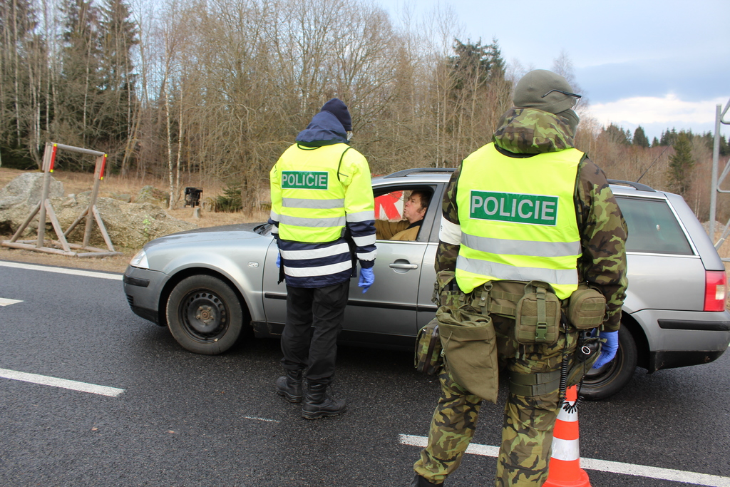 Kontroly na hraničním přechodu Strážný