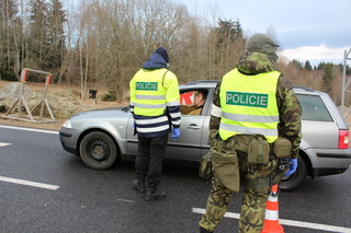 Kontroly na hraničním přechodu Strážný