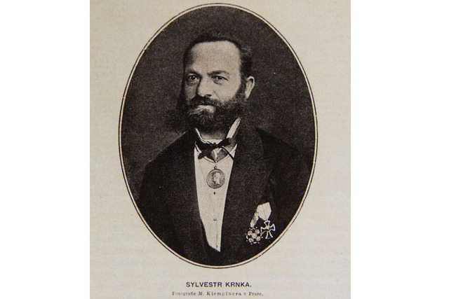 S. Krnka na snímku z roku 1887