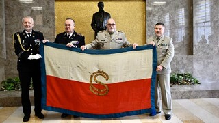 Ilustrační obrázek ke článkuVojenský historický ústav Praha získal unikátní vlajku z roku 1918