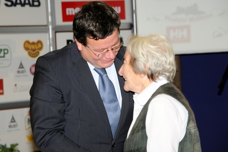 Ministr Vondra s Danou Zátopkovou