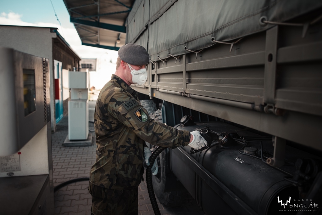  Příprava na doplnění PHM jednotkám na hranicích 
