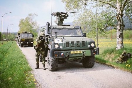 Jednotky vyčleněné pro bojové uskupení EU a alianční Síly rychlé reakce cvičily v Boleticích