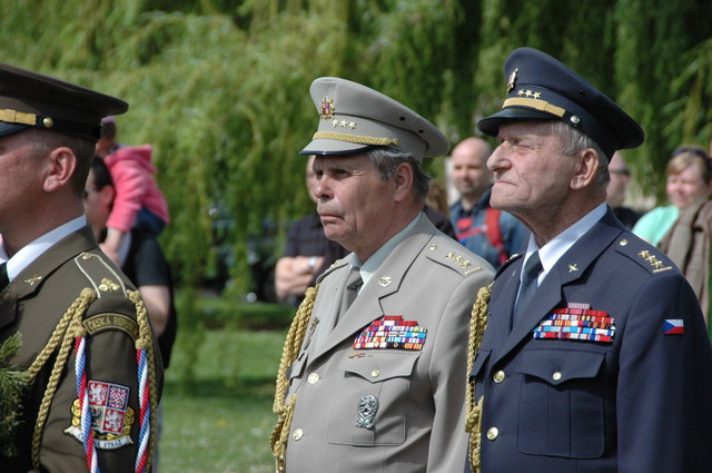 Pietní vzpomínky na účastníky II. národního odboje se zúčastnili zástupci veteránských organizací