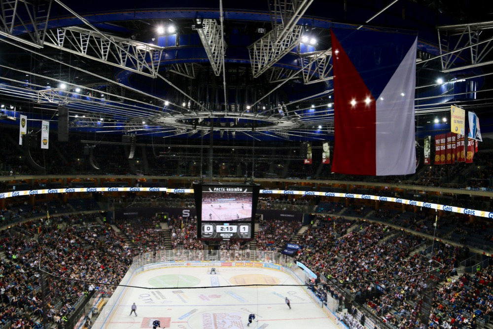 Celkový pohled na O2 arenu