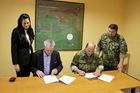 Podpis dohody o spolupráci mezi VHÚ a polským vojenským muzeem