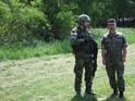  Velitel slovenské brigády v rozhovoru se zástupcem velitele 5. strážní roty