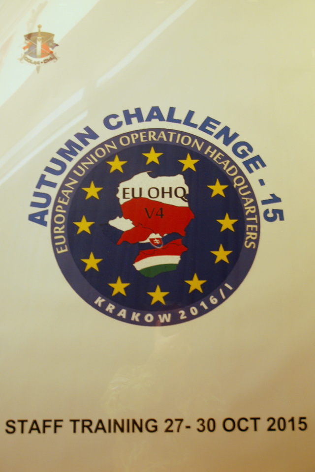 Kontrolní štábní nácvik Autumn Challenge je přípravou na mezinárodní certifikační cvičení Common Challenge 2015 v listopadu.