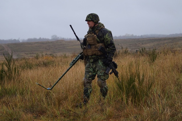 Likvidace výbušného prostředku na V4 EU BG Common Challenge 2015