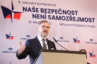 Na konferenci vystoupil i předseda vlády Petr Fiala 