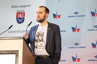 Tomáš Kopečný, náměstek pro řízení sekce průmyslové spolupráce MO na konferenci Naše bezpečnost není samozřejmost