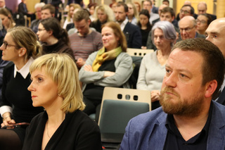 Na filmovou projekci a následnou diskusi vojáků americké, polské a české armády dorazily do Domu armády Praha desítky pozvaných hostů