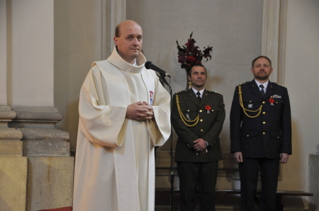 Hlavní kaplan Armády ČR plukovník Jaroslav Knichal