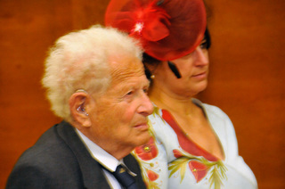 Příslušník RAF Tomáš Lom - nejčestnější host slavnostního setkání