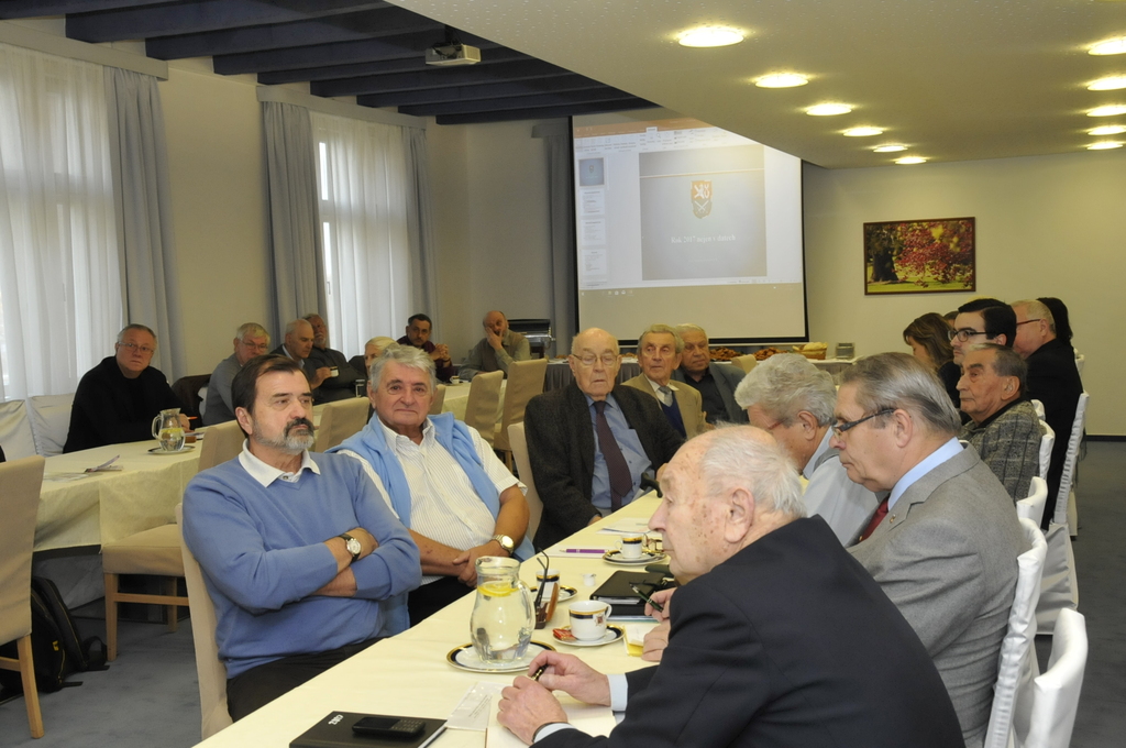 Setkání v hotelu DAP v pražských Dejvicích se zúčastnili předsedové spolků 