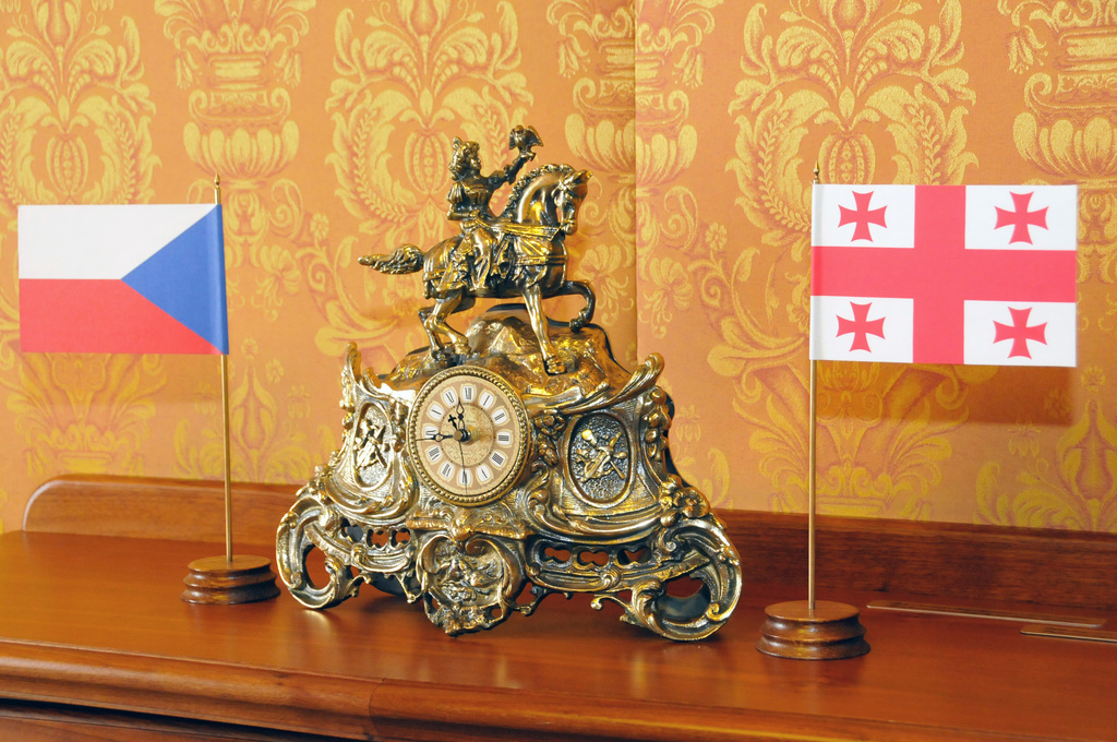 Přijetí velvyslankyně Gruzie Mariam Rakviashvili se konalo na Ministerstvu obrany ČR v Praze