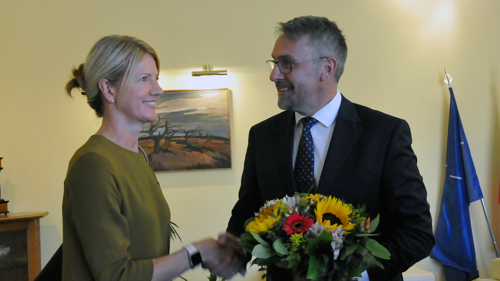 Přijetí velvyslankyně Estonské republiky Evy-Marie Liimets