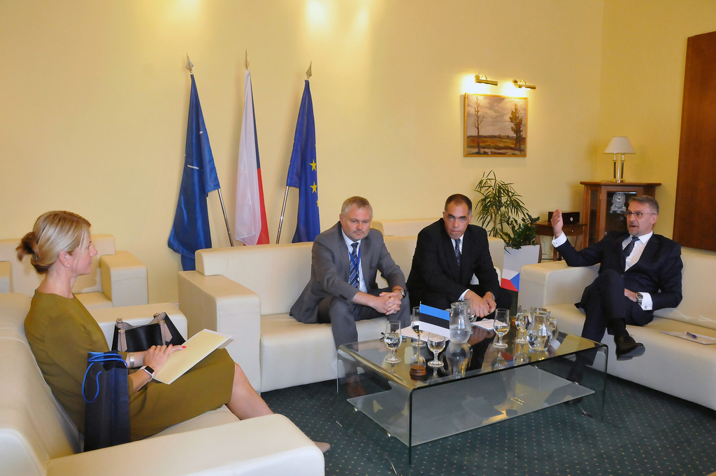 Z přijetí na Ministerstvu obrany České republiky