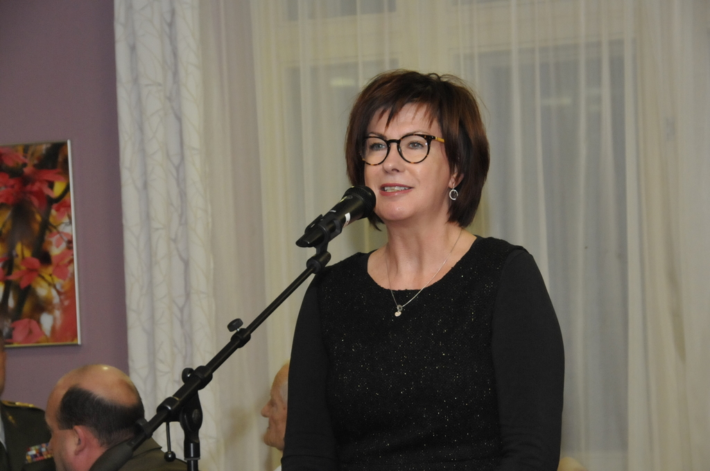 Náměstkyně Alena Netolická v projevu popřála veteránům především dobrou mysl a pevné zdraví