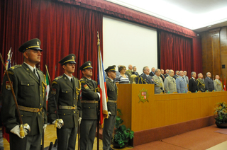 Veteráni si se zástupci ministerstva připomněli 75. výročí Slovenského národního povstání