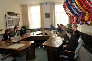 Z pracovního jednání na Ministerstvu obrany ČR