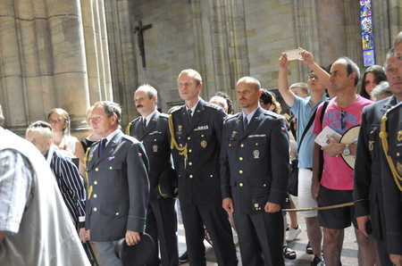 Mezi hosty byli také současní příslušníci Vzdušných sil AČR
