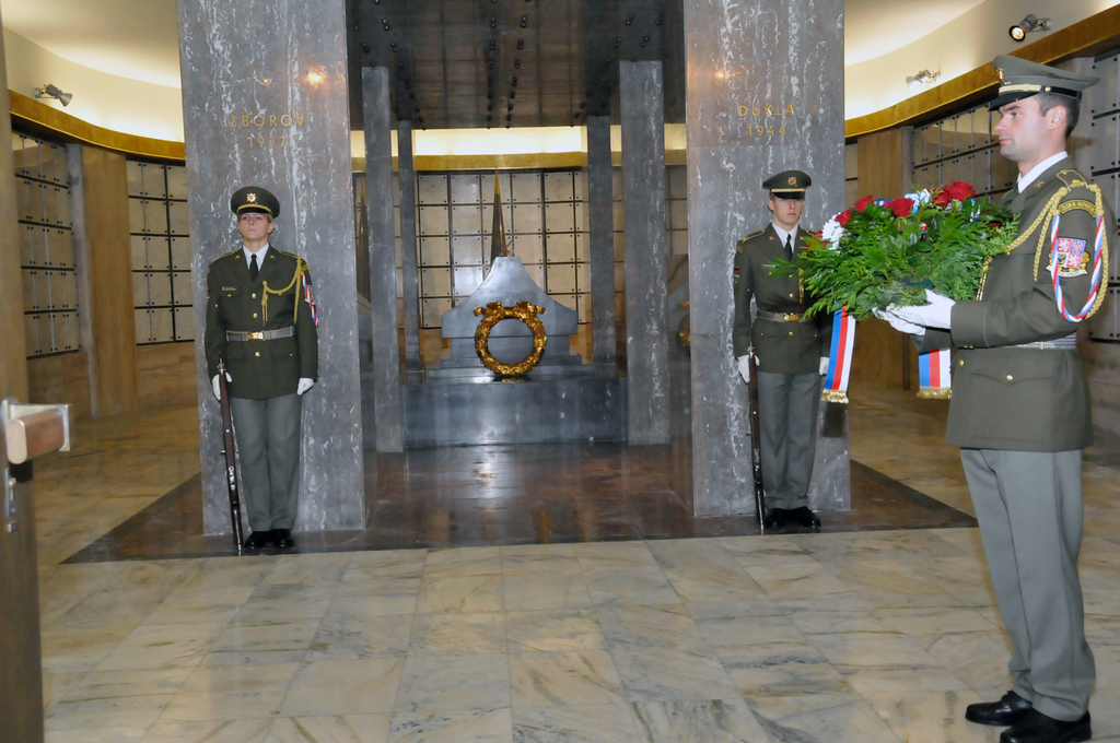 Hrob neznámého vojína v Národním památníku na pražském Vítkově