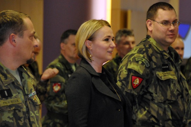 Oceněna za podporu aktivní zálohy byla poslankyně Jana Černochová