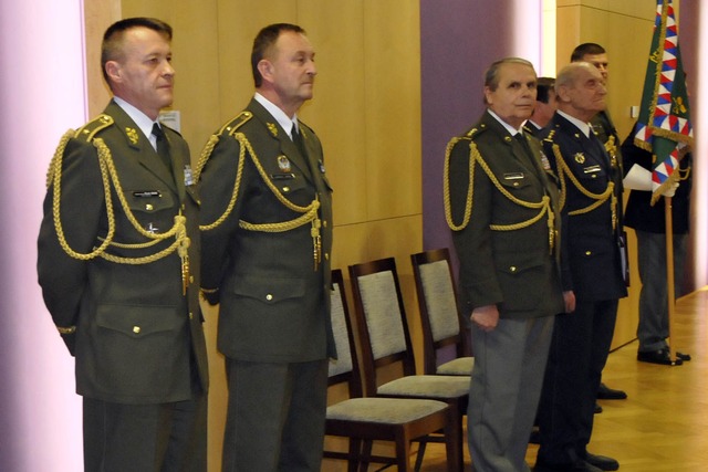 Mezi čestnými hosty byli i generálové Pavel Adam a Ladislav Jung