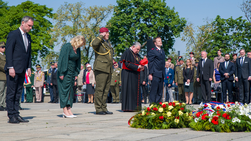 Česká republika si na Vítkově připomněla 77. výročí od konce 2. světové války