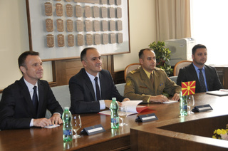 Delegace Ministerstva obrany Makedonské republiky na Ministerstvu obrany ČR