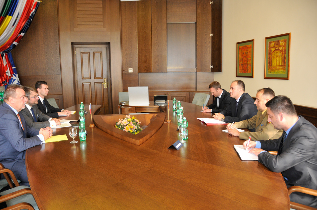 Z jednání obou delegací na Ministerstvu obrany ČR