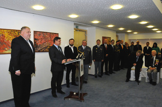 Setkání oceněných a hostů v hotelu DAP v pražských Dejvicích