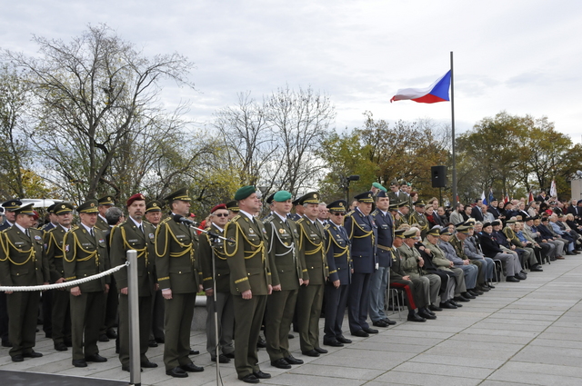 Zahájení pietní vzpomínky Dne vzniku samostatného československého státu na pražském Vítkově