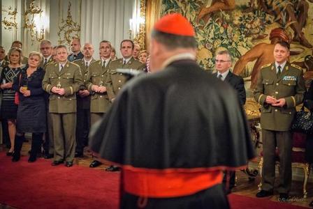 Kardinál Duka: „Naše setkání je určitým poděkováním a výrazem úcty, kterou chováme vůči vám vojákům.“