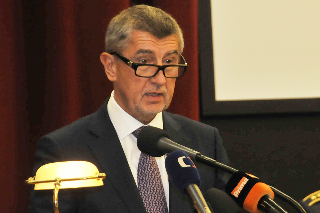 S projevem vystoupil také premiér Andrej Babiš