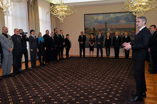 Ministr obrany Lubomír Metnar přivítal občanské zaměstnance na půdě Ministerstva obrany ČR