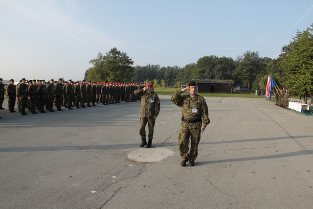Nástup u příležitosti zahájení cvičení (2)