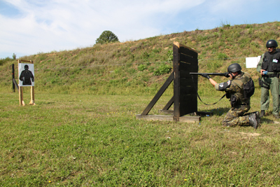 Střelec s brokovnicí Winchester 1300