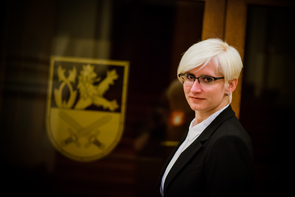 Ministryně obrany Karla Šlechtová