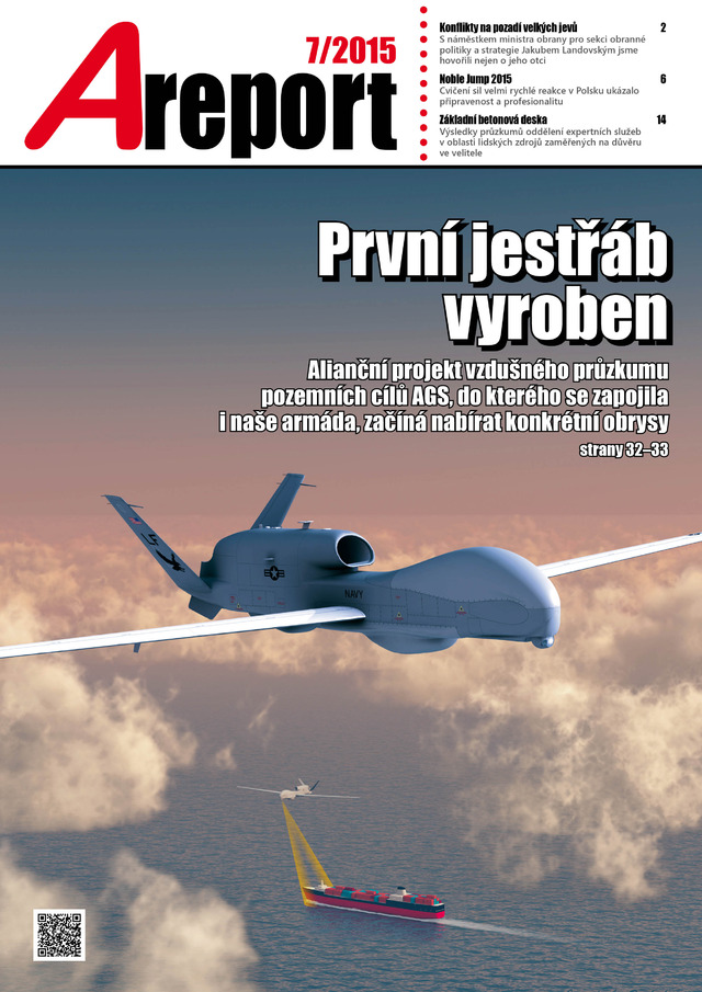 Obálka nového čísla časopisu A-report