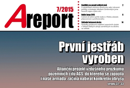 Červencový A report přináší především reportáže z výcviku našich vojáků