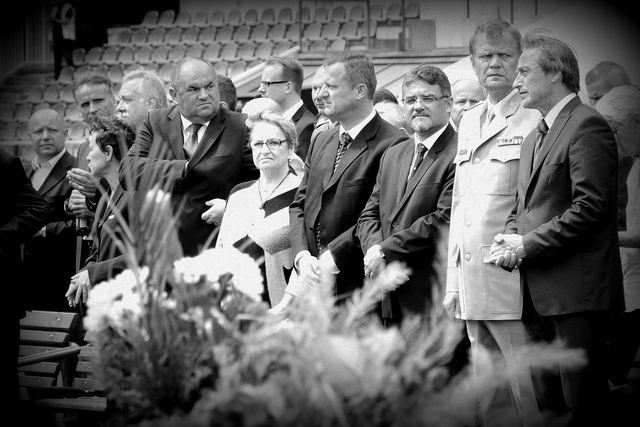 Za ministerstvo a armádu se rozloučili ministr obrany Stropnický, NGŠ AČR genpor. Bečvář a náměstek Kuchta