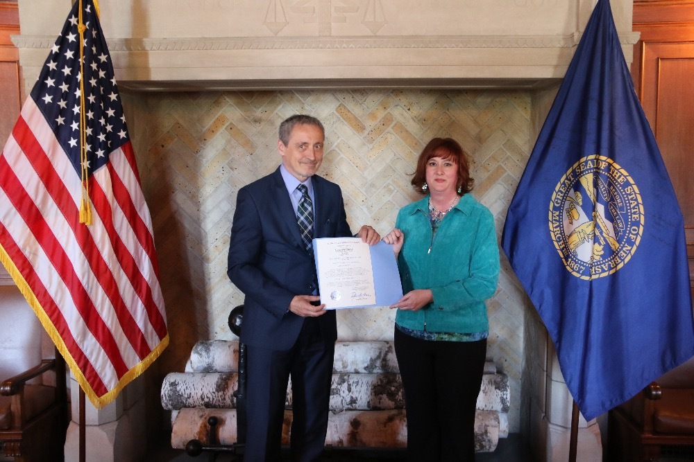 Ministr obrany se stal čestným občanem státu Nebraska