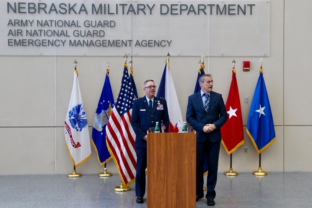 Na velitelství Nebraské národní gardy